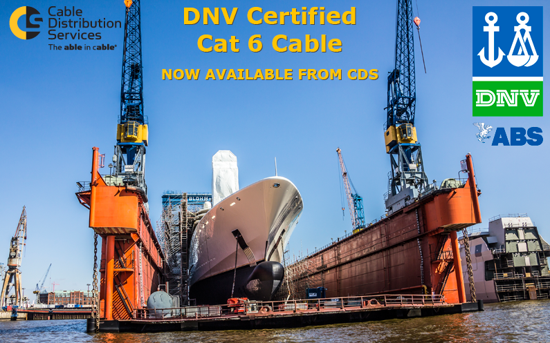 DNV Certified Cat 6 cables now available
